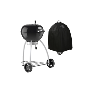 Outlet price €166.90 - Kettle Grill No.1 Belly F50 black with protective cover