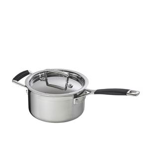 *3-ply professional pot, 16cm, stainless steel. While stock lasts. Cannot be combined with other discounts. (RRP €185 | outlet price €129.50)
