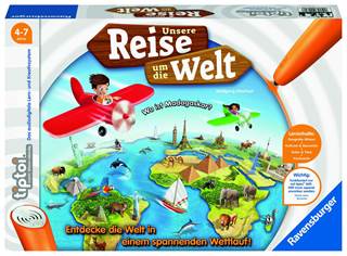 tiptoi - Reise um die Welt, Spiel ab 4 Jahren
(retailprijs €26,99 | outletprijs €18,89)