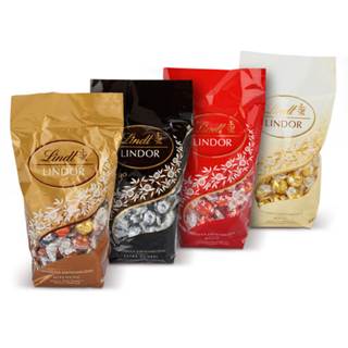 *Lindor Beutel, 600g. Different kinds. Cannot be combined with other discounts or promotions.