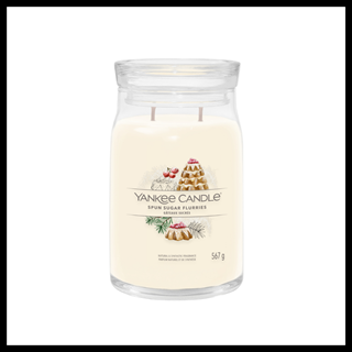 Outletpreis 25€ - Yankee Candle Spun Sugar Flurries Signature Large Jar