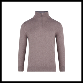 Outlet-Preis 89,95€ - Pima cotton stretch half zip