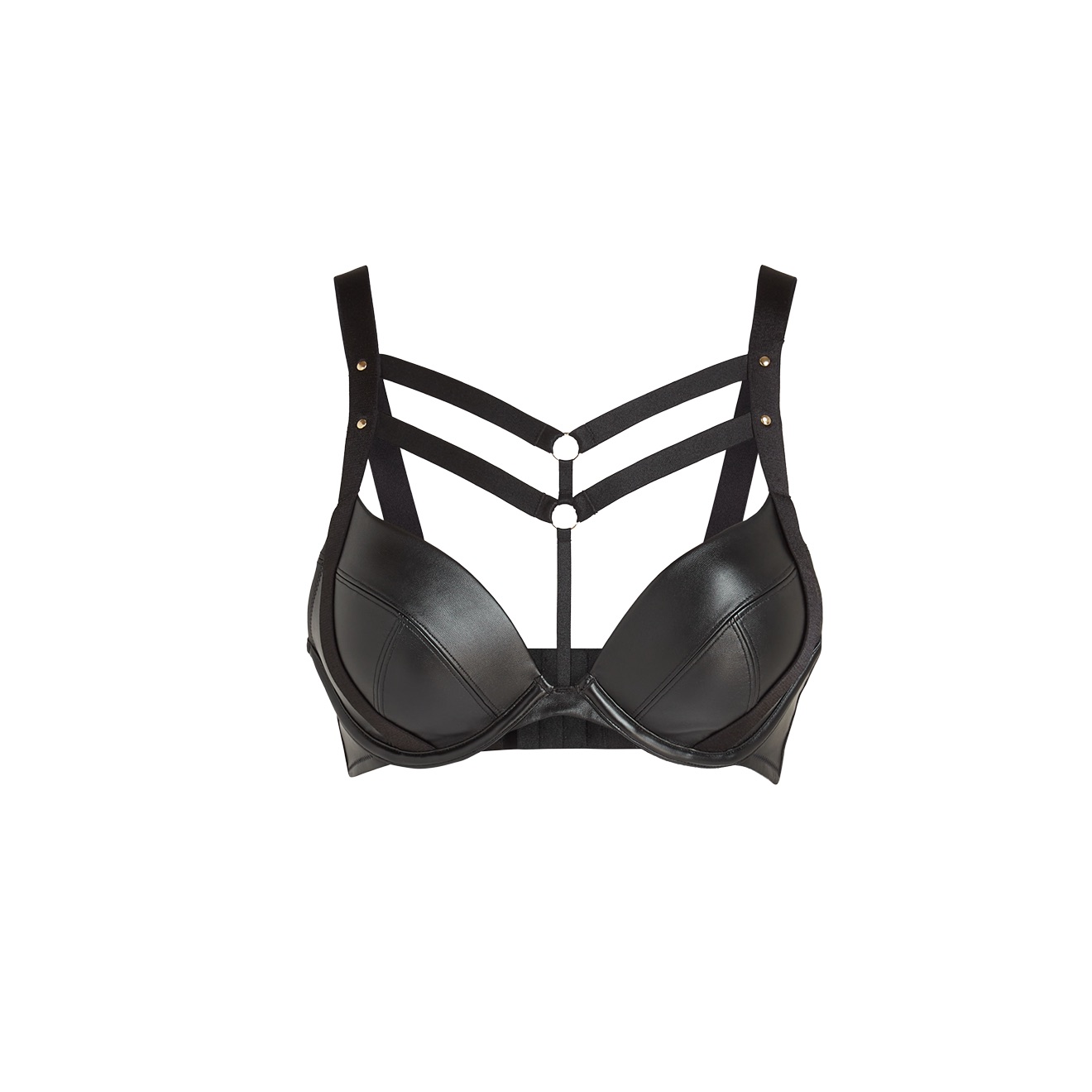 Hunkemöller Push-up Bra 'Shadow' in Black