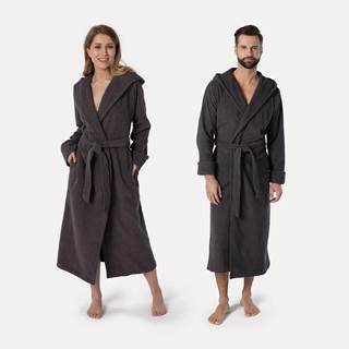 Wellbeing Bademantel mit Kapuze, erhältlich in 2 Farben: Natur oder Graphit
Wellbeing Kimono ohne Kapuze, Farbe: olivgrün | Outletpreis € 89,95 | UVP € 169