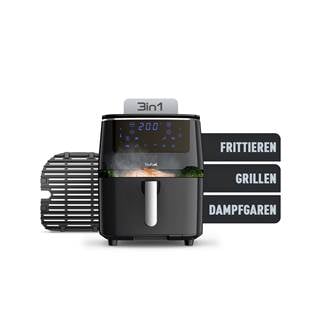 Easy Fry Grill & Steam - Die erste gesunde 3-in-1 Heißluftfritteuse von Tefal: Frittieren, Grillen und Dampfgaren | Outletpreis € 251,90 | UVP € 359,99