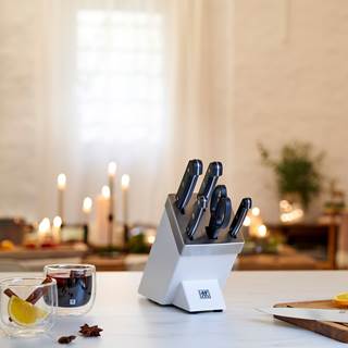 ZWILLING Gourmet self-sharpening knife block, 7 parts, in various colours | RRP € 279