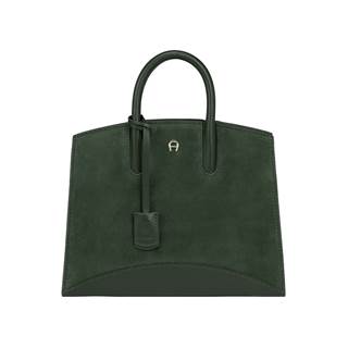 Handbag Eve in hunter green and coal brown | RRP € 1.100 | Outlet price € 769