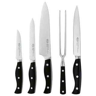 PURA knife set including carving fork, 5 pieces | RRP € 119 
