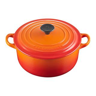 Outlet price €174.30 - Cast Iron 20cm Round Casserole Flame