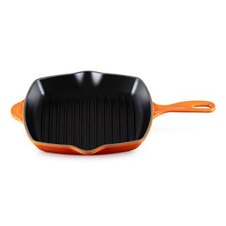 Outlet price €118.30 - Cast Iron 26cm Square Grillet Flame