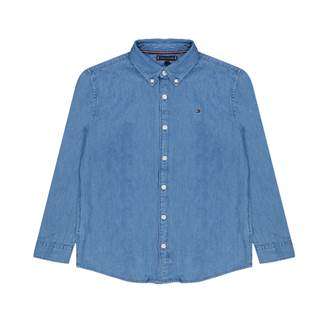 Outlet price €55.90 - Denim Blouse mid wash