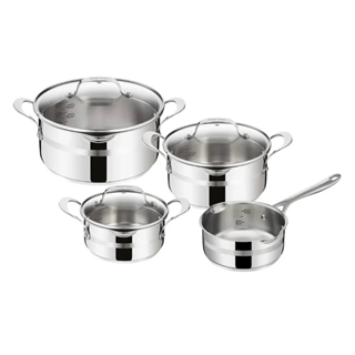 Outlet price €139.99 - Jamie Oliver Cook Smart pan set